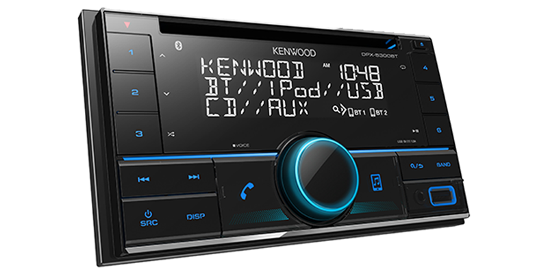 Kenwood 2Din Cd Media Receiver Bluetooth / Ipod / Usb DPX-5300BT
