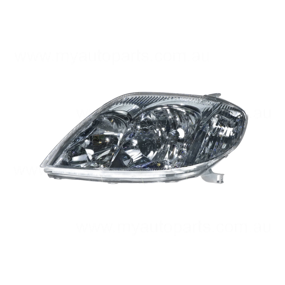 APG All Crash Halogen Head Lamp Passenger Side OEM Suits Toyota Corolla ZZE122R 2001 to 2007 TCO-21030LHG