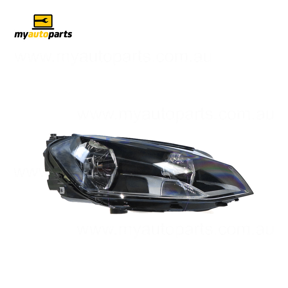 APG All Crash Halogen Manual Adjust Head Lamp Drivers Side Certified Suits Volkswagen Golf MK 7 2013 to 2017 VGI-21030RHQ