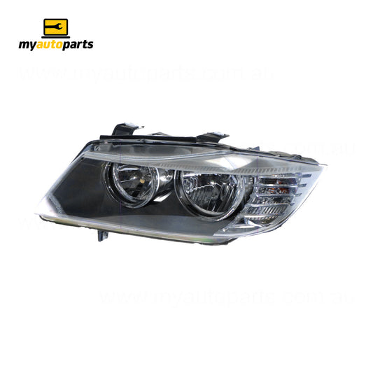 APG All Crash Halogen Electric Adjust Head Lamp Passenger Side OES Suits BMW 3 Series E90 2008 to 2012 ETE-21035LHP