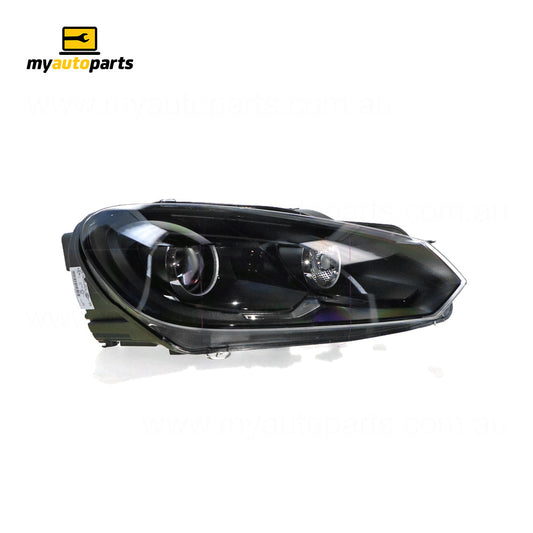 APG All Crash Xenon Black Head Lamp Drivers Side Genuine Suits Volkswagen Golf R MK 6 6/2010 to 3/2013 VGH-21032RHG