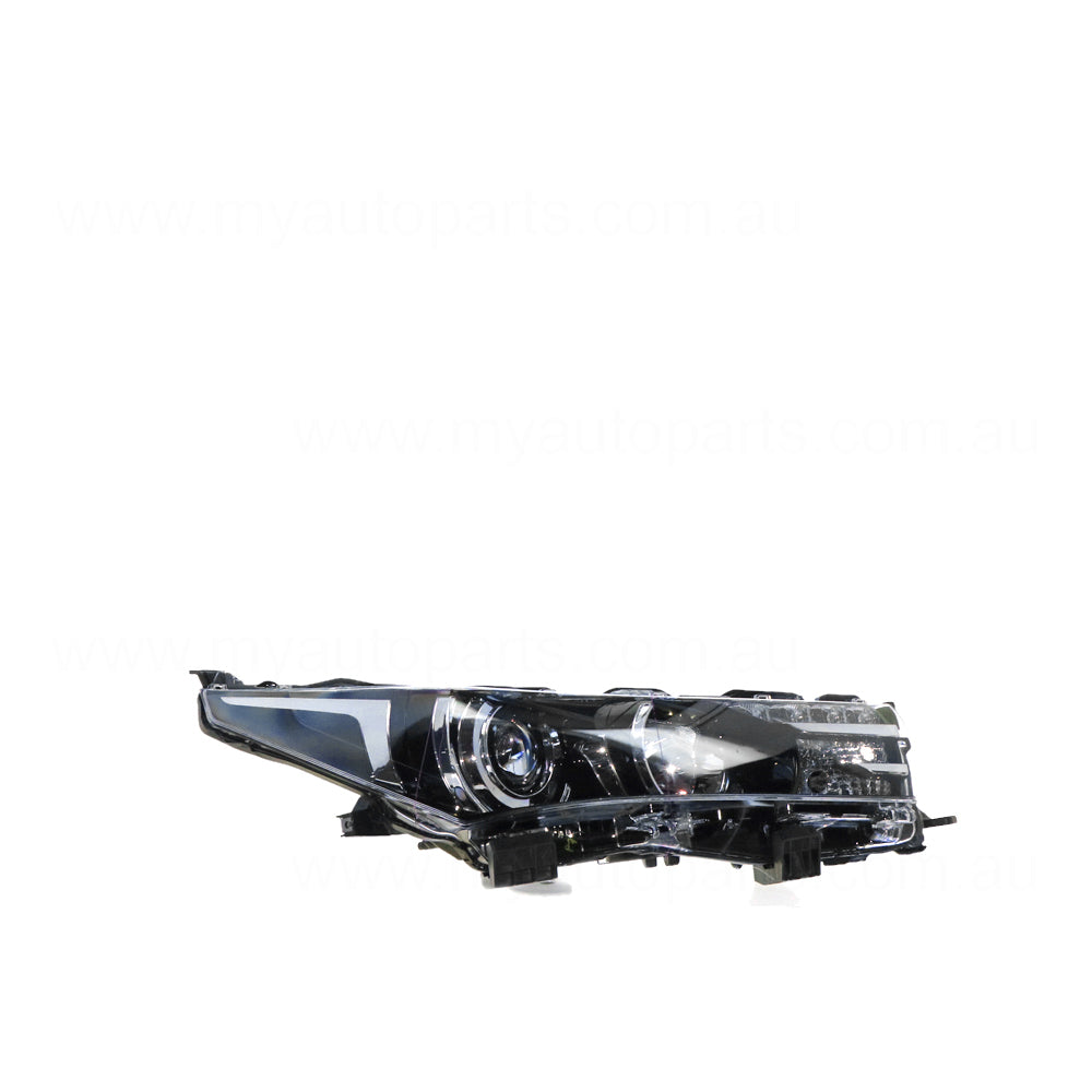 APG All Crash LED Head Lamp Drivers Side OEM Suits Toyota Corolla ZR ZRE172R Sedan 12/2013 to 11/2016 TCQ-21031RHG
