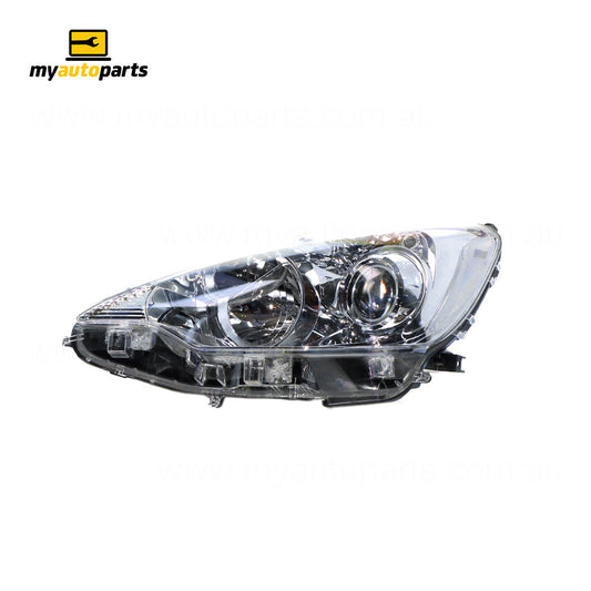 APG All Crash Halogen Electric Adjust Head Lamp Passenger Side OEM Suits Toyota Prius-C NHP10R E-CVT2011 to 2015 TPF-21030LHG