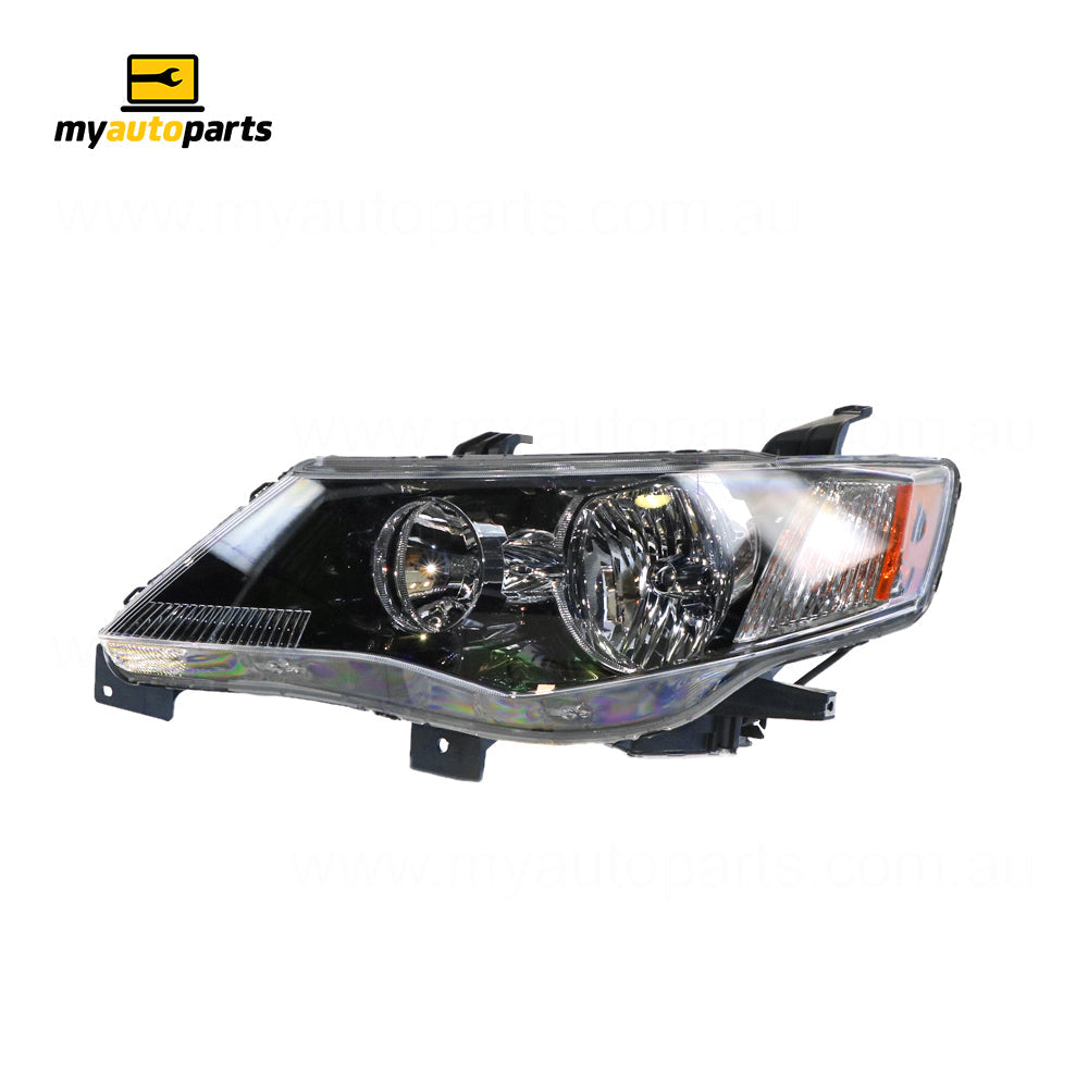 APG All Crash Xenon Head Lamp Black Passenger Side Genuine Suits Mitsubishi Outlander ZG 2006 to 2009 CLB-21035LHG