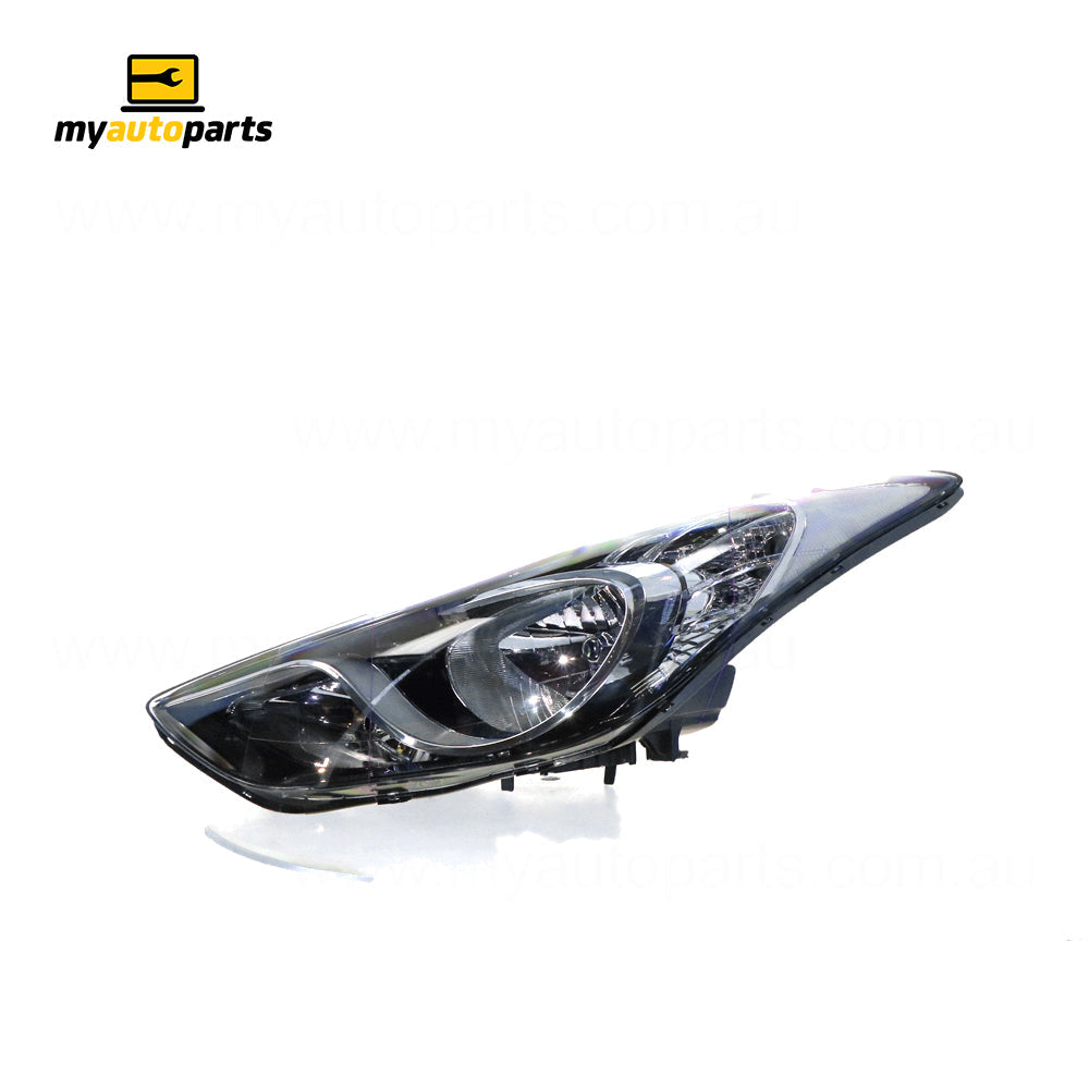 APG All Crash Halogen Head Lamp Passenger Side Certified Suits Hyundai Elantra MD 2011 to 2013 HLI-21030LHQ