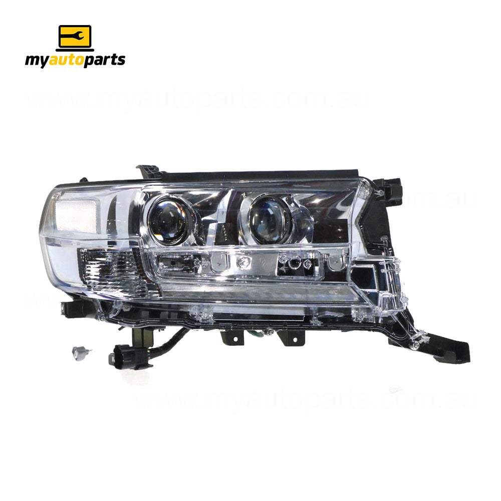 APG All Crash LED with Auto Levelling Head Lamp Drivers Side OEM suits Toyota Landcruiser GXL/Altitude 200 Series 2012 On TLJ-21033RHG