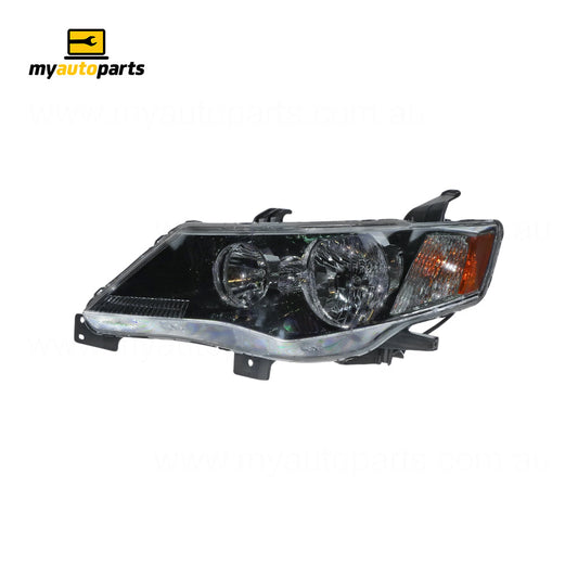 APG All Crash Halogen Head Lamp Passenger Side OEM Suits Mitsubishi Outlander ZG 2007 to 2009 CLB-21033LHG