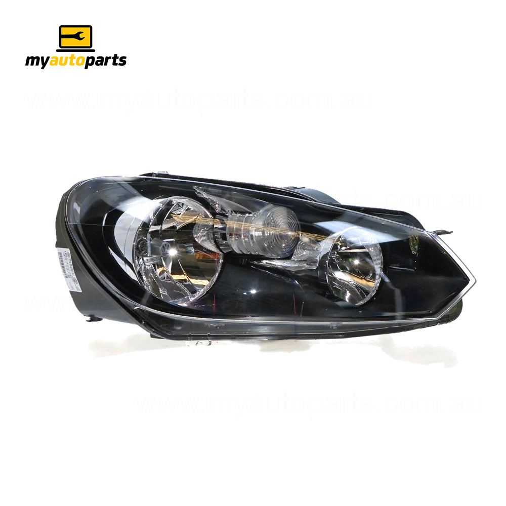 APG All Crash Halogen Head Lamp Drivers Side OEM Suits Volkswagen Golf MK 6 2009 to 2021 VGH-21030RHG