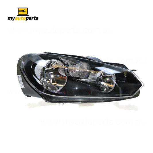APG All Crash Halogen Head Lamp Drivers Side OEM Suits Volkswagen Golf MK 6 2009 to 2021 VGH-21030RHG