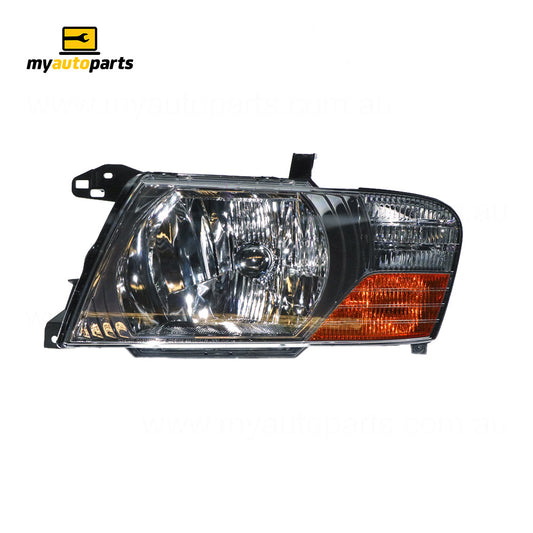 APG All Crash Head Lamp Passenger Side OEM Suits Mitsubishi Pajero NP 2002 to 2006 CPH-21030LHG