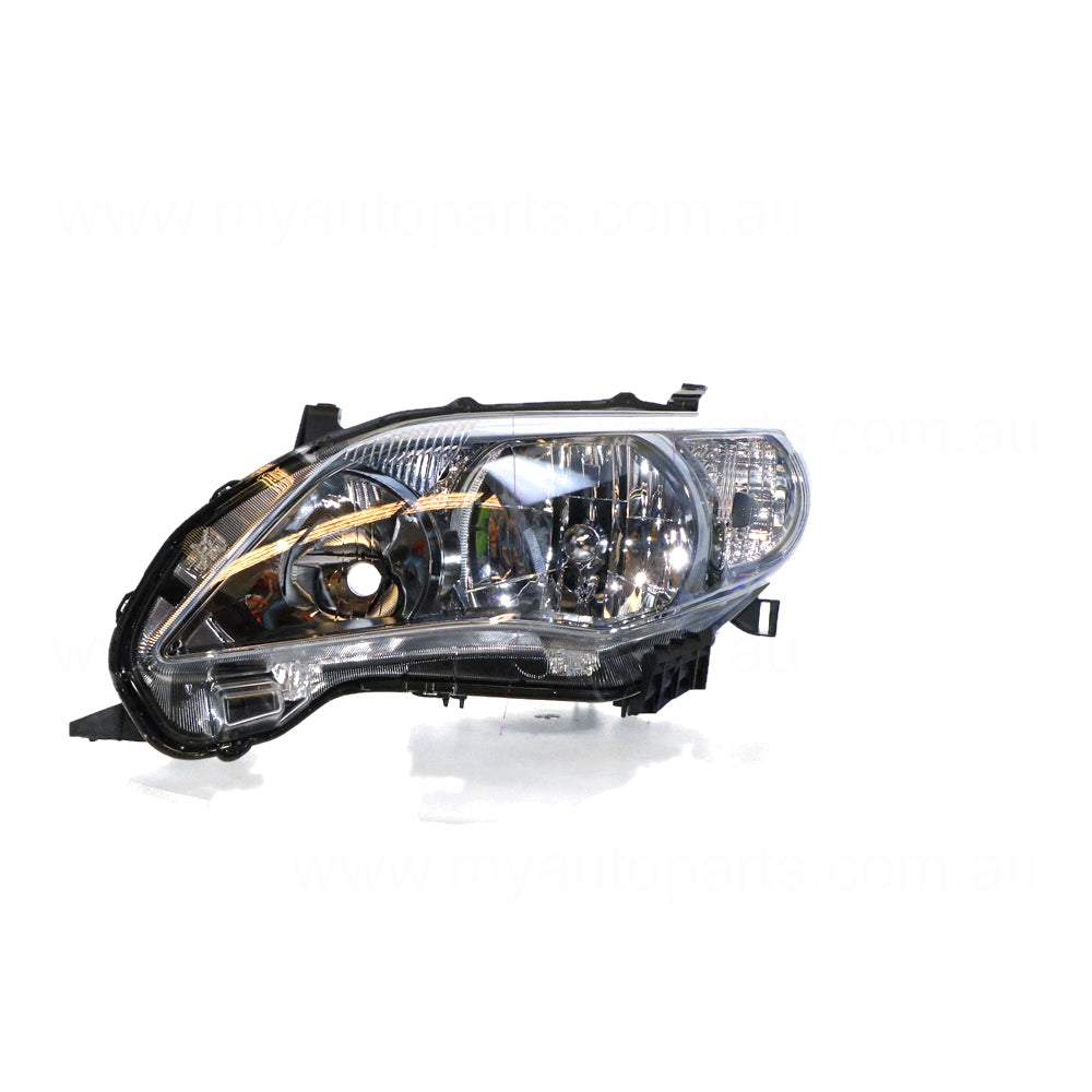 APG All Crash Halogen Head Lamp Passenger Side OEM Suits Toyota Corolla ZRE152R 2010 to 2013 TCP-21038LHG
