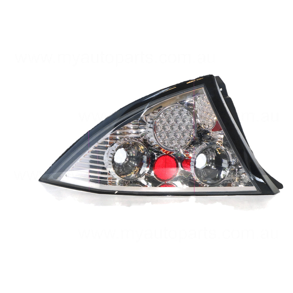 APG All Crash LED Chrome Tail Lamp Pair Certified Suits Ford Falcon AU 9/1998 to 9/2002 FAU-21047-1Q