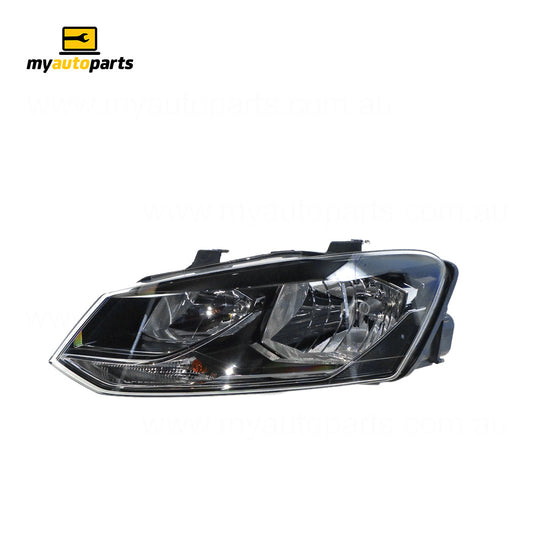 APG All Crash Halogen Head Lamp Passenger Side OEM Suits Volkswagen Polo 6R 2014 to 2018 VOF-21031LHG