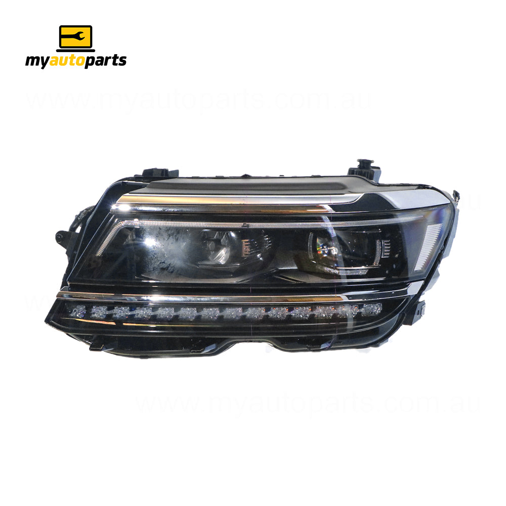 APG All Crash LED Head Lamp Passenger Side OEM Suits Volkswagen Tiguan ALLSPACE 2018 to 2021 VNC-21030LHG