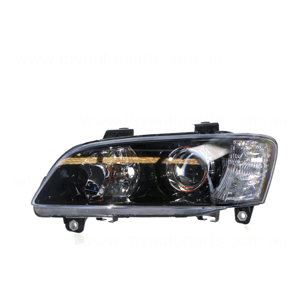 APG All Crash Black Projector Head Lamp Passenger Side Certified suits Holden Commodore VE 8/2006 to 9/2010 GVE-21031LHQ