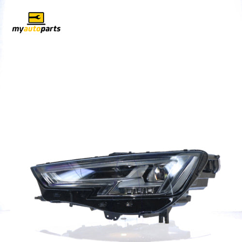 APG All Crash LED Head Lamp Passenger Side OES Suits Audi A4 B9 2015 On UACB-21030LHP