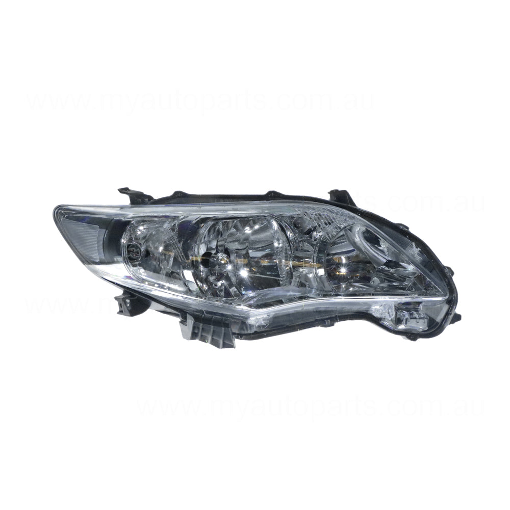 APG All Crash Halogen Head Lamp Drivers Side Certified Suits Toyota Corolla ZRE152R 2010 to 2013 TCP-21036RHQ