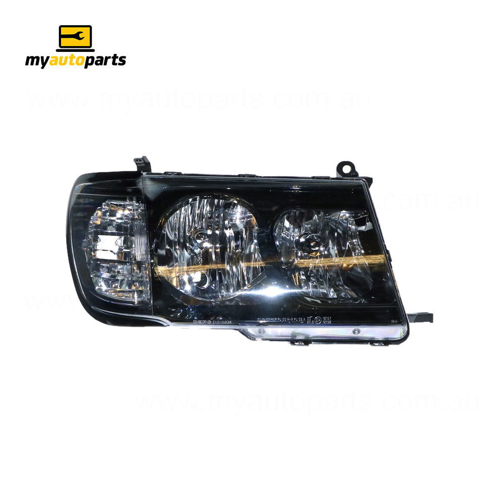 APG All Crash Performance Head Lamp Pair Certified Suits Toyota Landcruiser 100 Series 1998 to 2005 TLF-21033Q