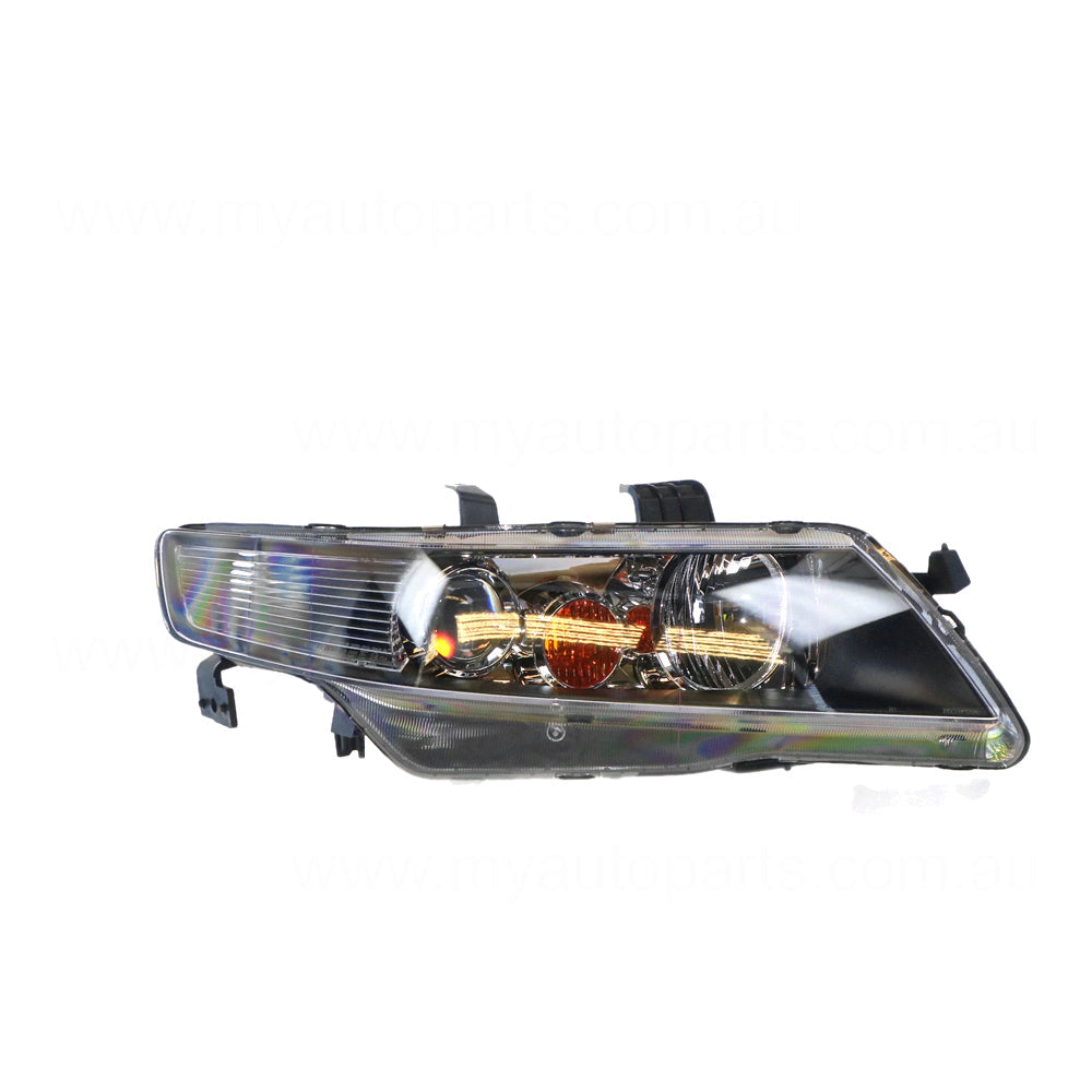 APG All Crash Bi-Xenon Electric Adjust Without Adaptive Cornering Head Lamp Drivers Side OEM Suits Honda Accord Euro Luxury CL 2003 to 2005 OAI-21031RHG