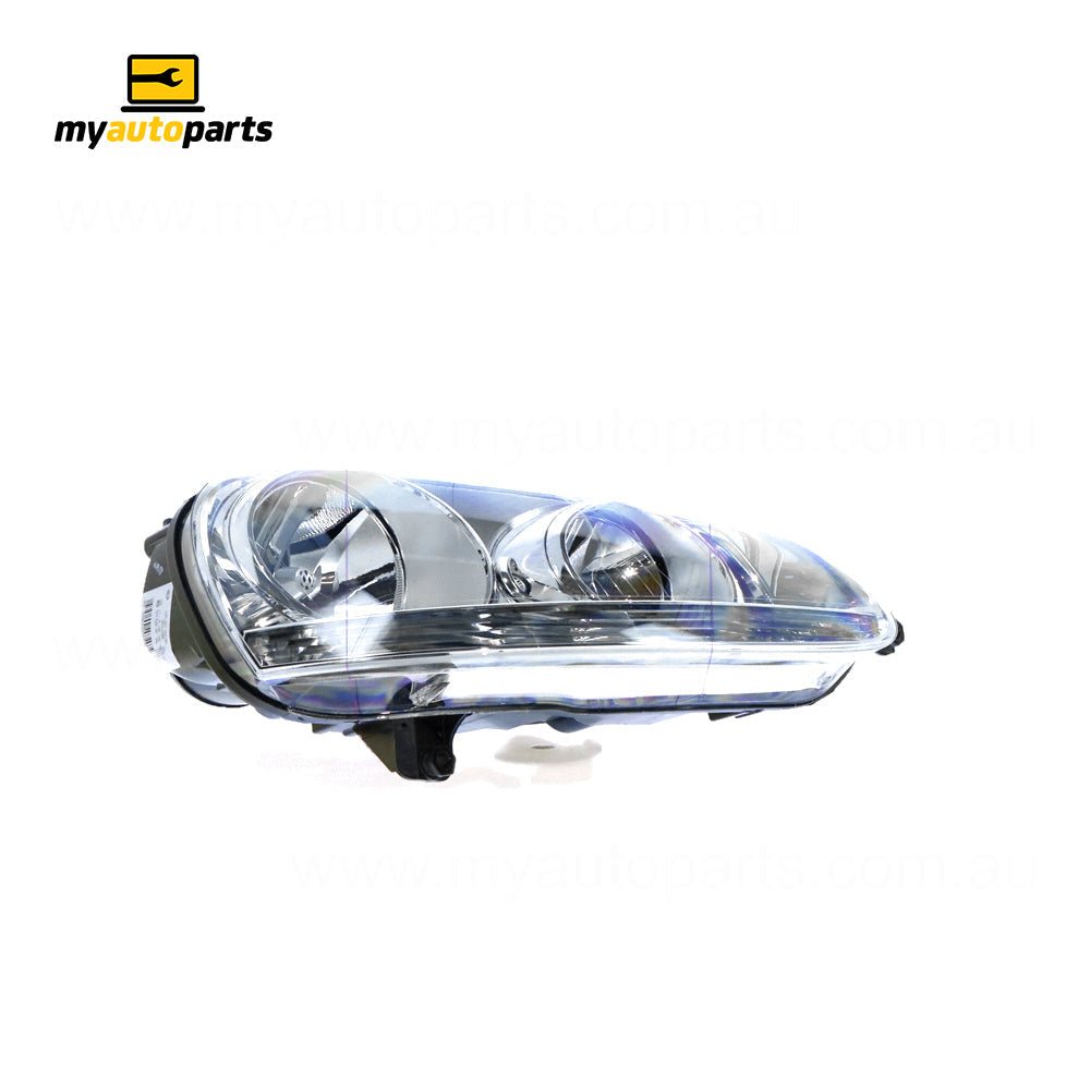 APG All Crash Chrome Head Lamp Drivers Side OES suits Volkswagen Golf/Jetta 2004 to 2011 VGF-21031RHP