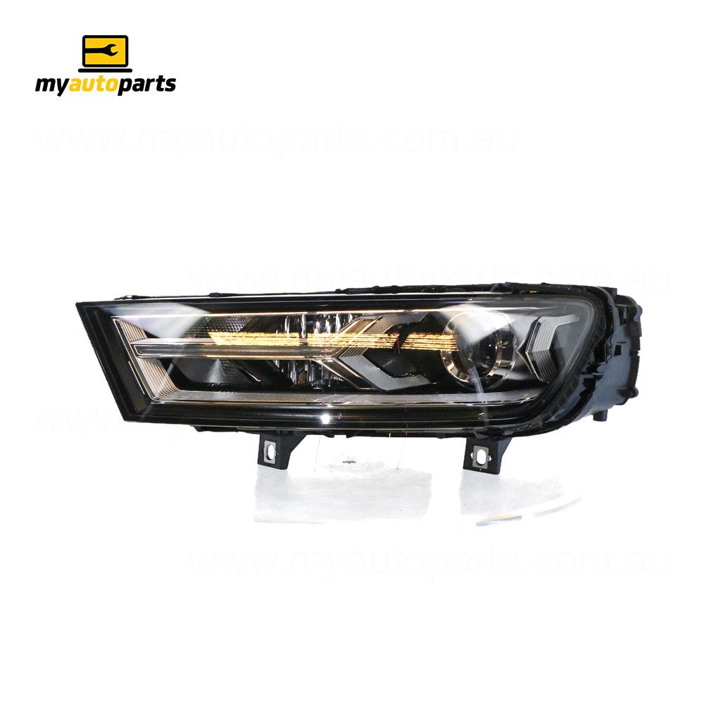 APG All Crash Head Lamp Passenger Side OEM Suits Audi Q7 4M 2015 to 2021 UQE-21030LHG