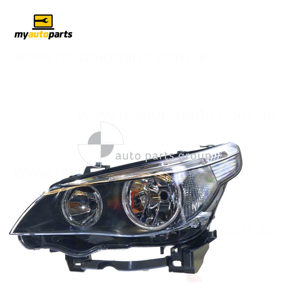 APG All Crash Halogen Head Lamp Passenger Side Certified Suits BMW 5 Series E60/E61 2003 to 2007 EJA-21030LHQ