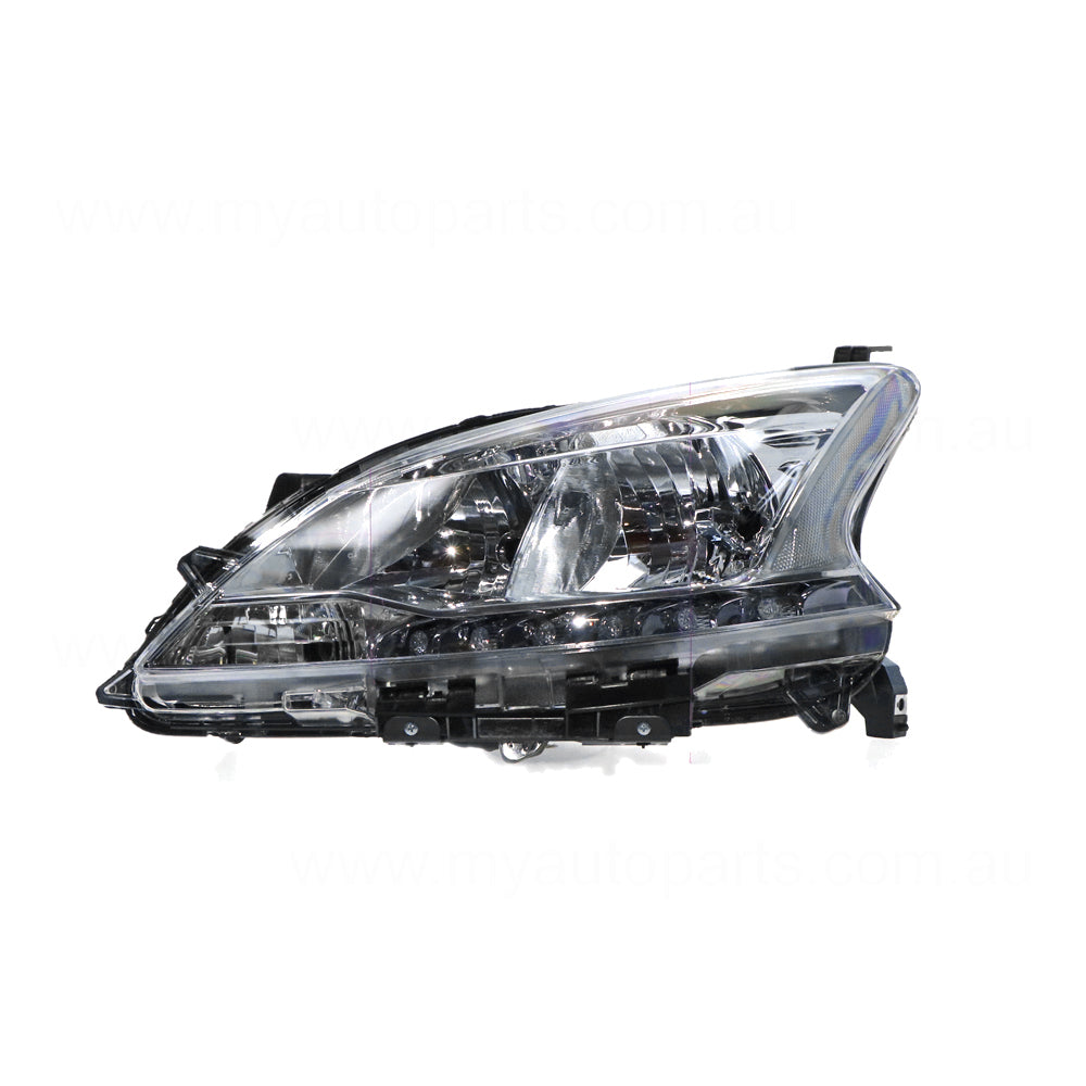 APG All Crash Halogen Head Lamp Passenger Side Certified Suits Nissan Pulsar ST-L B17 2012 to 2017 NPJ-21031LHQ