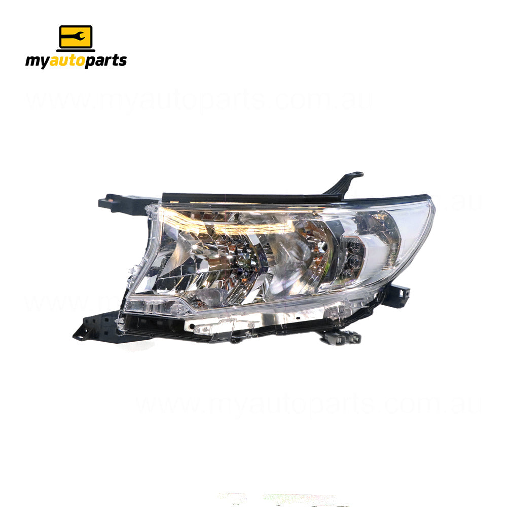 APG All Crash Halogen Head Lamp Passenger Side OEM Suits Toyota Prado GX GDJ150R 2017 to 2021 TLI-21035LHG