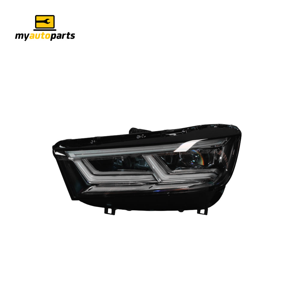 APG All Crash LED Head Lamp Passenger Side OEM Suits Audi Q5 FY 2017 to 2021 UQG-21031LHG