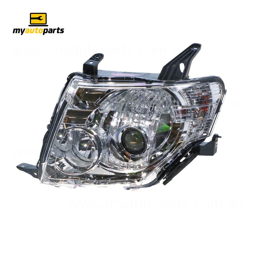 APG All Crash Xenon Head Lamp Passenger Side Genuine Suits Mitsubishi Pajero Exceed NT 2009 to 2011 CPI-21036LHG