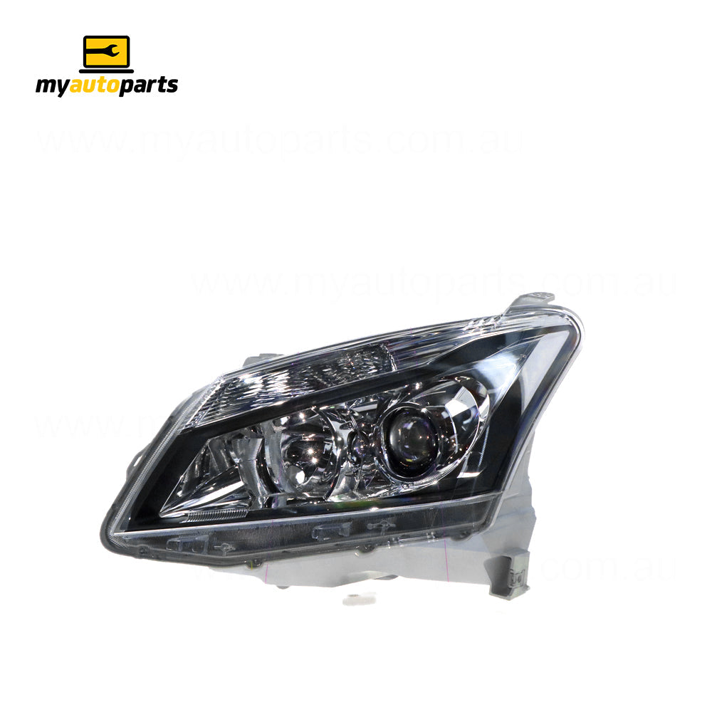 APG All Crash Halogen Manual Adjust Head Lamp Passenger Side OEM Suits Isuzu MU-X UCR/UCS 2013 to 2017 GDA-21030LHG
