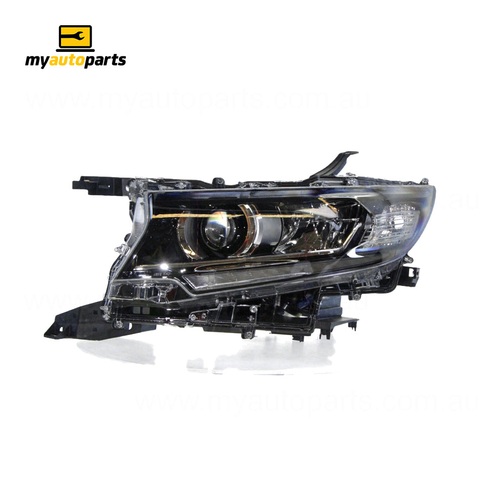 APG All Crash Bi-LED Head Lamp Passenger Side OEM suits Toyota Prado GDJ150R 2017 On TLI-21034LHG