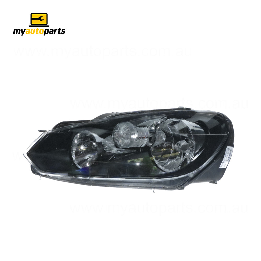APG All Crash Halogen Head Lamp Passenger Side OEM Suits Volkswagen Golf MK 6 2009 to 2021 VGH-21030LHG