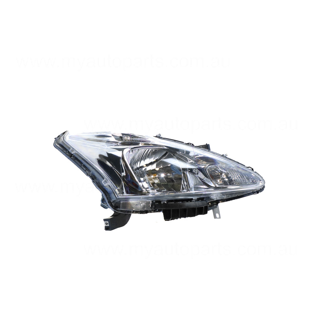 APG All Crash Halogen Manual Adjust Head Lamp Drivers Side OEM Suits Nissan Pulsar C12 2013 to 2016 NPK-21030RHG