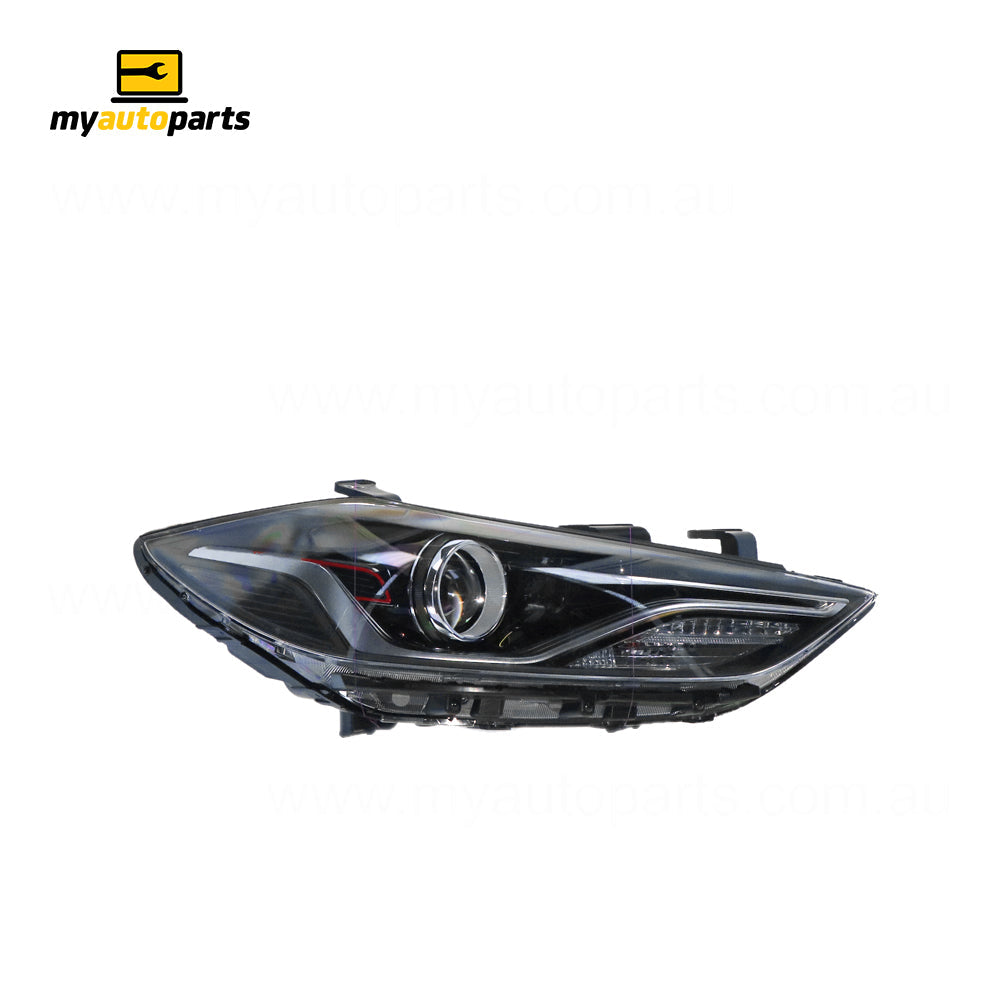 APG All Crash Bi-Xenon Head Lamp Drivers Side OEM Suits Hyundai Elantra AD SR Turbo 2016 to 2018 HLJ-21031RHG