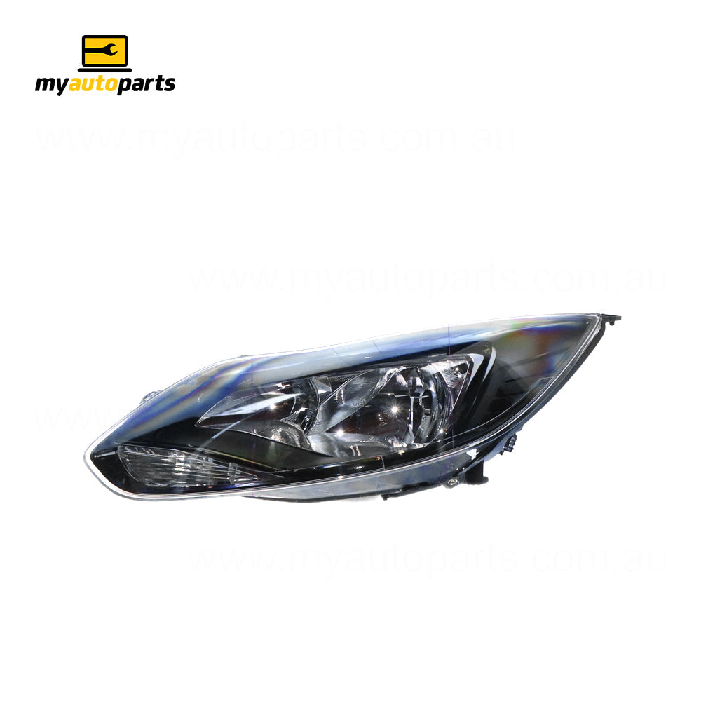 APG All Crash Black Head Lamp Passenger Side OEM Suits Ford Focus LW 2012 to 2015 FOD-21032LHG