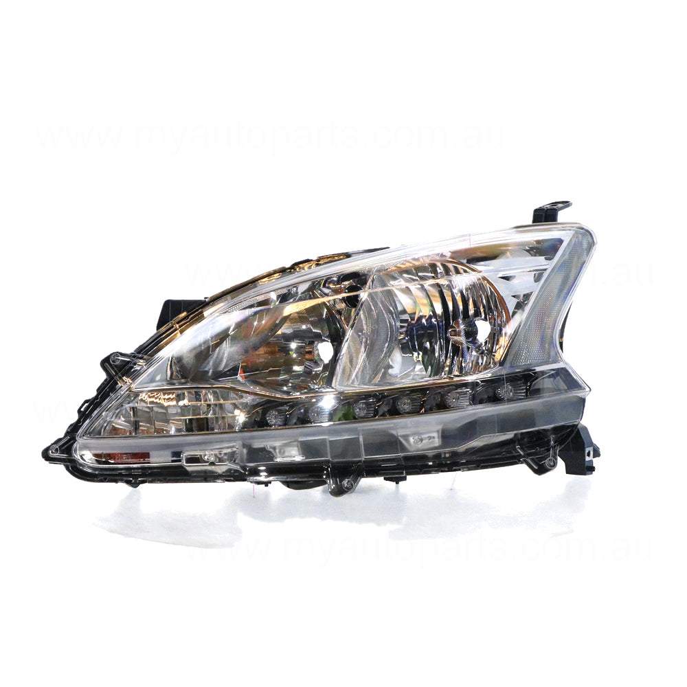 APG All Crash Halogen Head Lamp Passenger Side OEM Suits Nissan Pulsar ST B17 2012 to 2017 NPJ-21030LHG