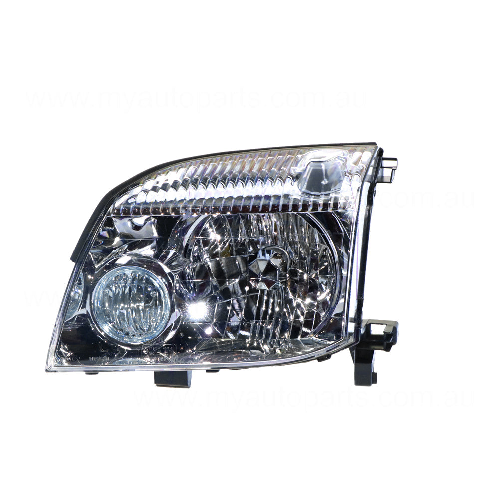 APG All Crash Halogen Electric Adjust Head Lamp Passenger Side OEM Suits Nissan X-Trail T30 2001 to 2007 NXT-21030LHG