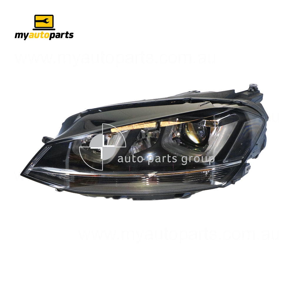 APG All Crash Head Lamp Passenger Side OEM Suits Volkswagen Golf MK 7 2015 to 2017 VGI-21033LHG