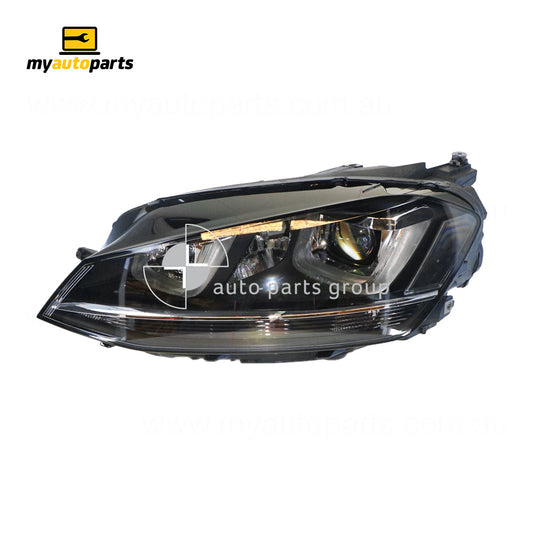 APG All Crash Head Lamp Passenger Side OEM Suits Volkswagen Golf MK 7 2015 to 2017 VGI-21033LHG