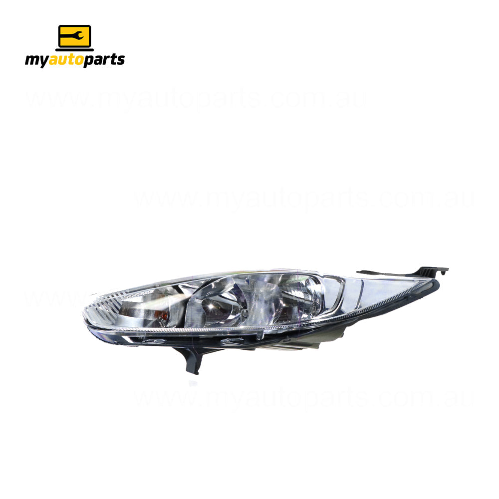 APG All Crash Chrome Head Lamp Passenger Side OEM Suits Ford Fiesta Eco Sport WZ 2013 to 2018 FWU-21030LHG