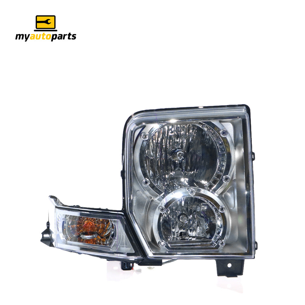 APG All Crash Halogen Head Lamp Drivers Side OEM Suits Jeep Commander XH 2006 to 2009 JCM-21030RHG