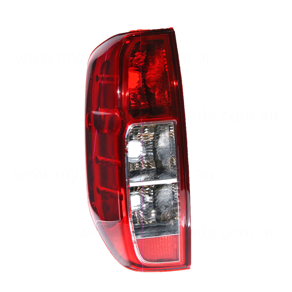 APG All Crash Red/Clear Tail Lamp Passenger Side OEM Suits Nissan Navara D40 2005 to 2015 NNG-21040LHG