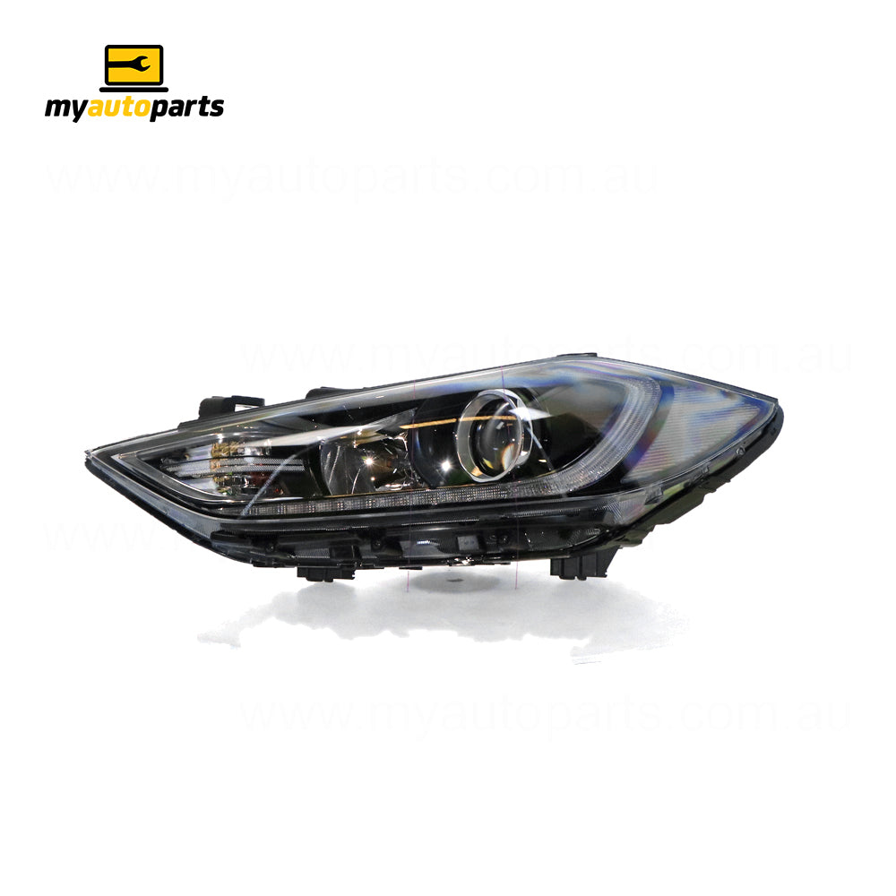APG All Crash Halogen Head Lamp Passenger Side OEM suits Hyundai Elantra AD 2015 to 2018 HLJ-21030LHG