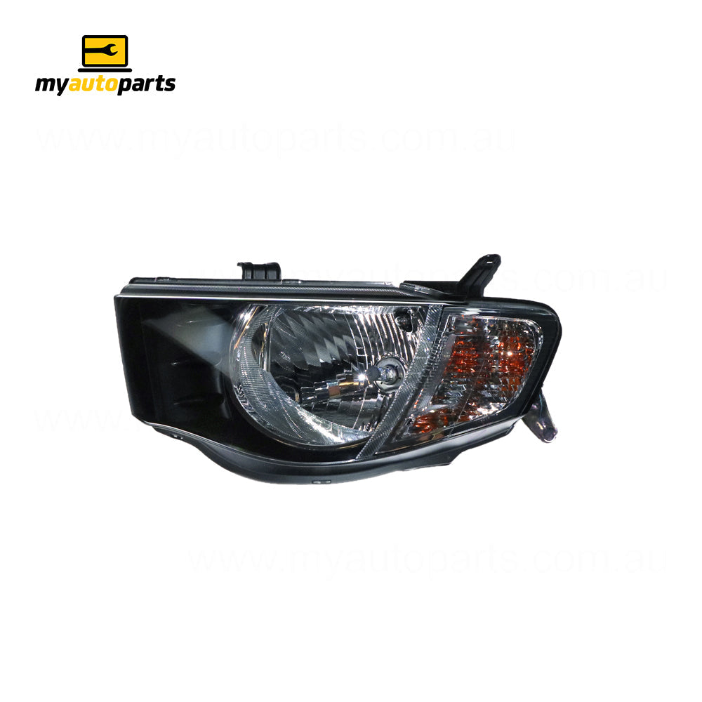 APG All Crash Head Lamp Passenger Side OEM Suits Mitsubishi Triton MN 2009 to 2015 CTD-21032LHG
