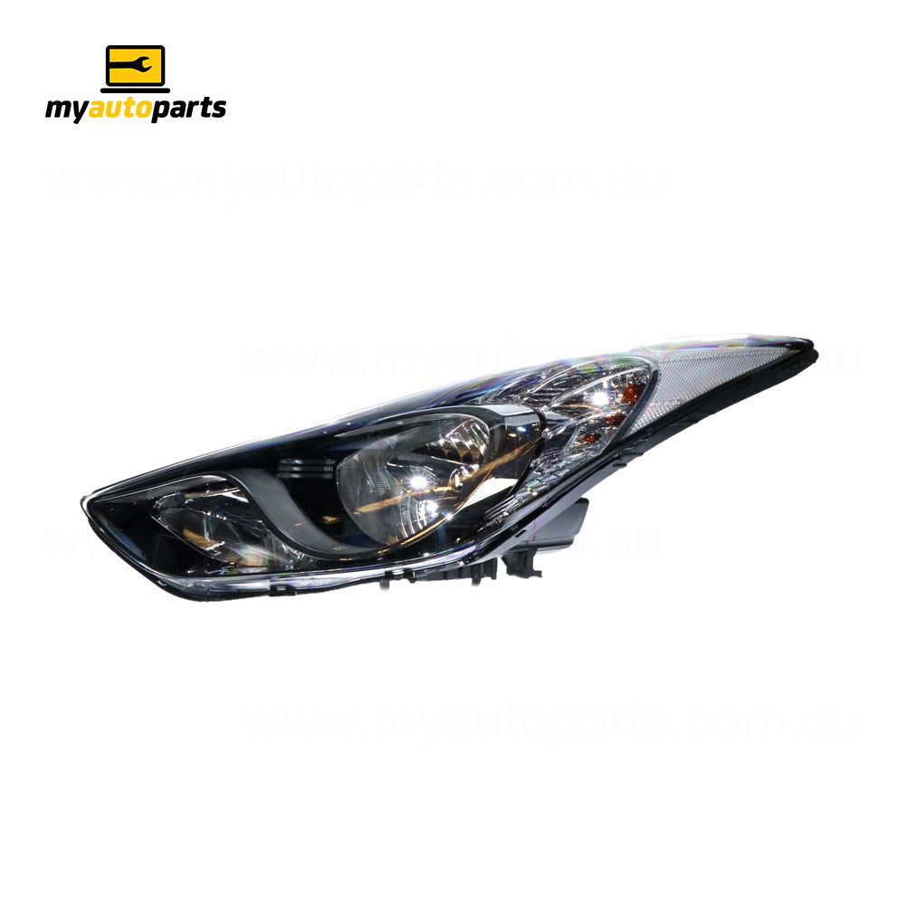 APG All Crash Halogen Head Lamp Passenger Side OEM Suits Hyundai Elantra MD 2011 to 2013 HLI-21030LHG