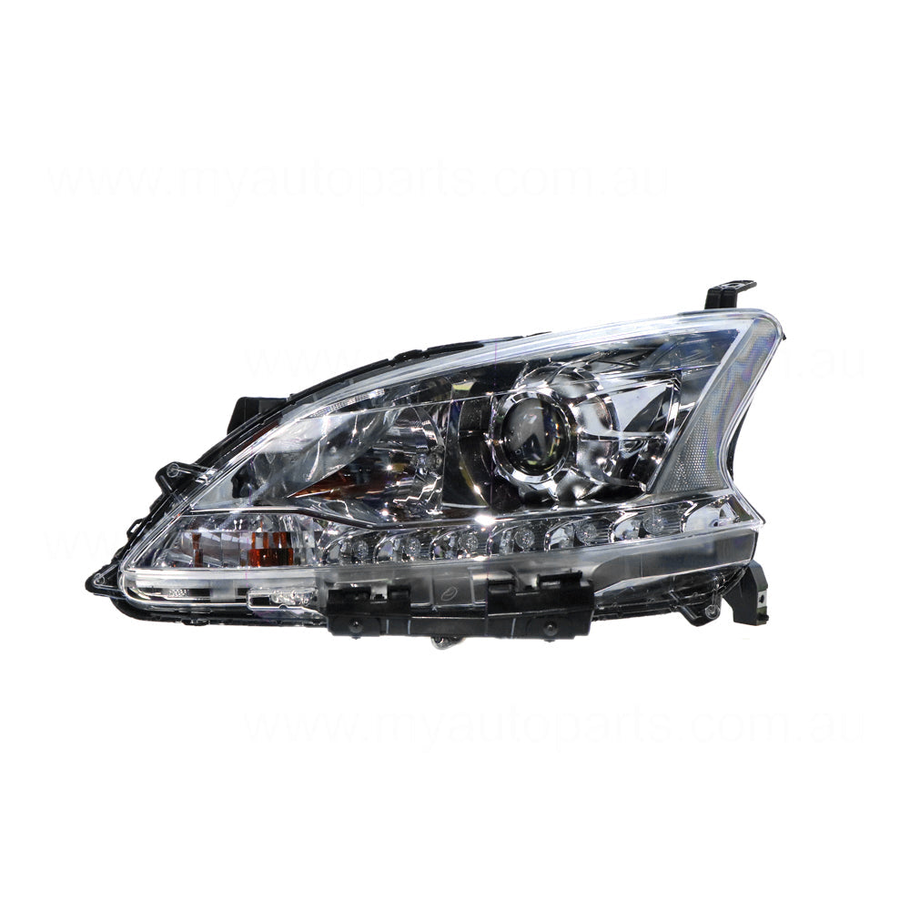 APG All Crash Xenon Head Lamp Passenger Side Genuine Suits Nissan Pulsar SSS B17 4/2015 to 2017 NPJ-21033LHG