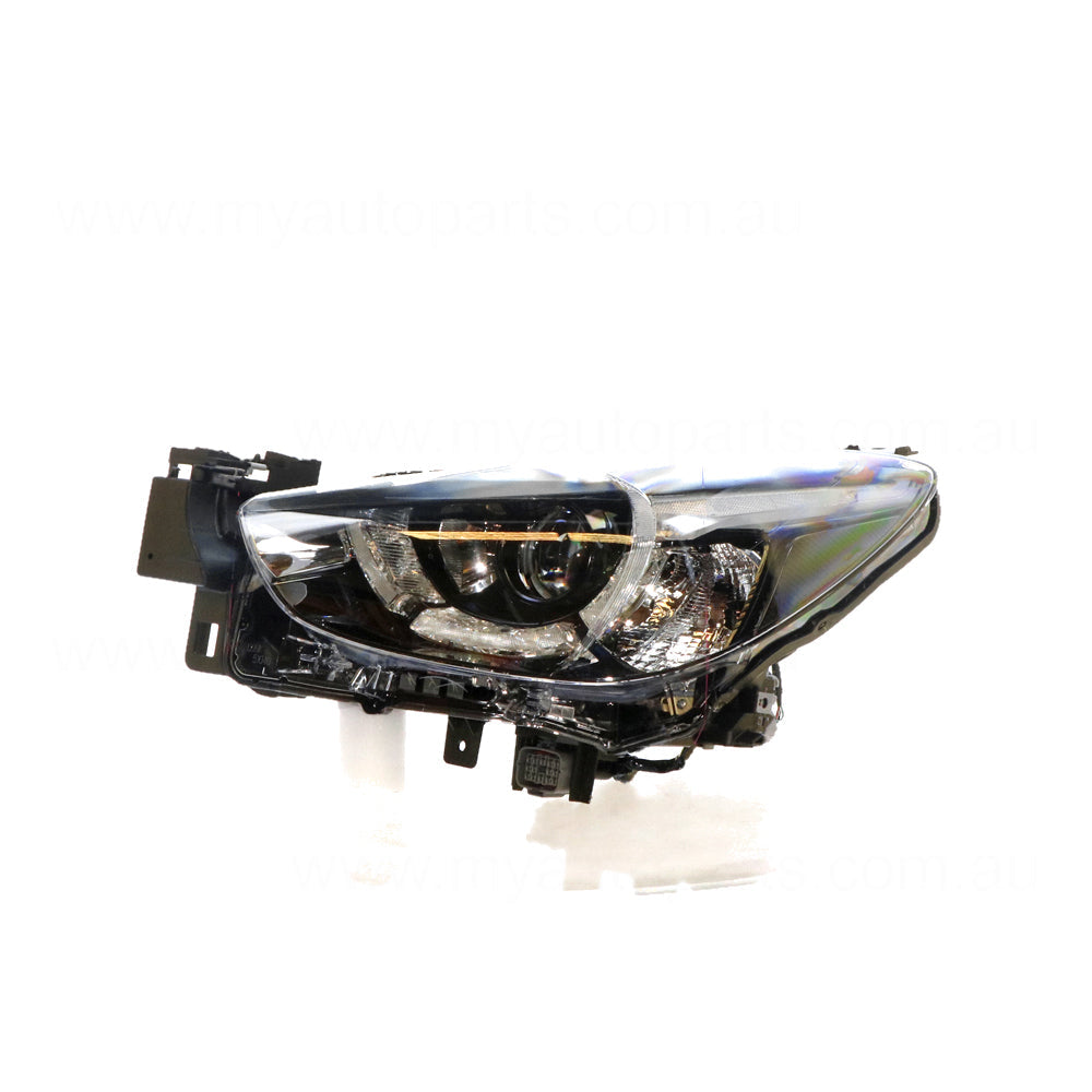 APG All Crash LED Manual Adjust Head Lamp Passenger Side OEM Suits Mazda 2 DJ 2014 to 2019 MDH-21031LHG