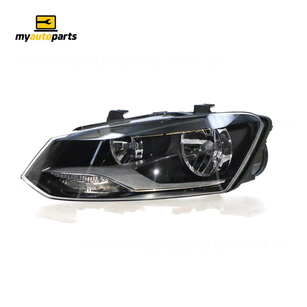 APG All Crash Halogen Head Lamp Passenger Side OES Suits Volkswagen Polo GTi/Comfortline 6R 2010 to 2014 VOE-21031LHP