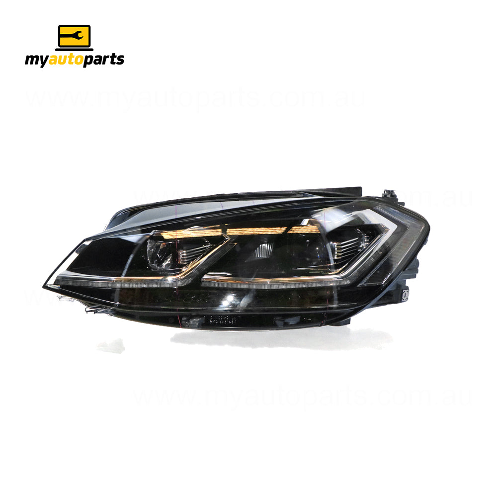 APG All Crash LED Head Lamp Passenger Side OEM Suits Volkswagen Golf MK 7 2017 On VGJ-21031LHG